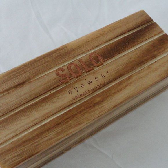 Solo Eyewear Reclaimed Wood Sunglasses Mirror Lenses - Picture 8 of 8